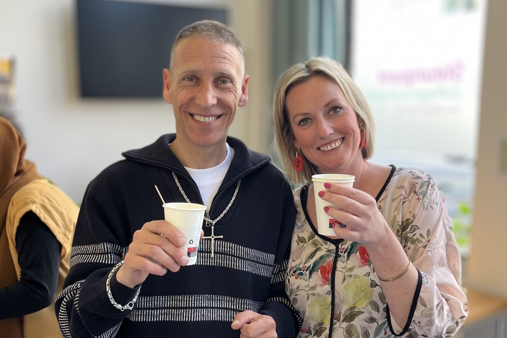 Sabine Kopje koffie op locatie Utrecht van Steunpunt Zelfregie en herstel