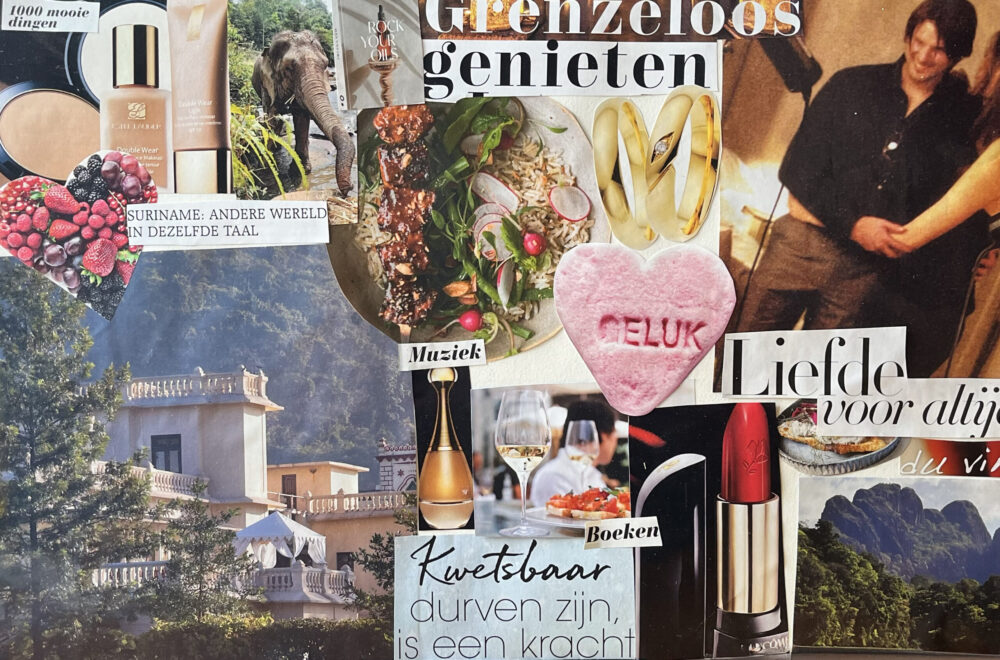 Moodboard Waar word ik blij van Collage
