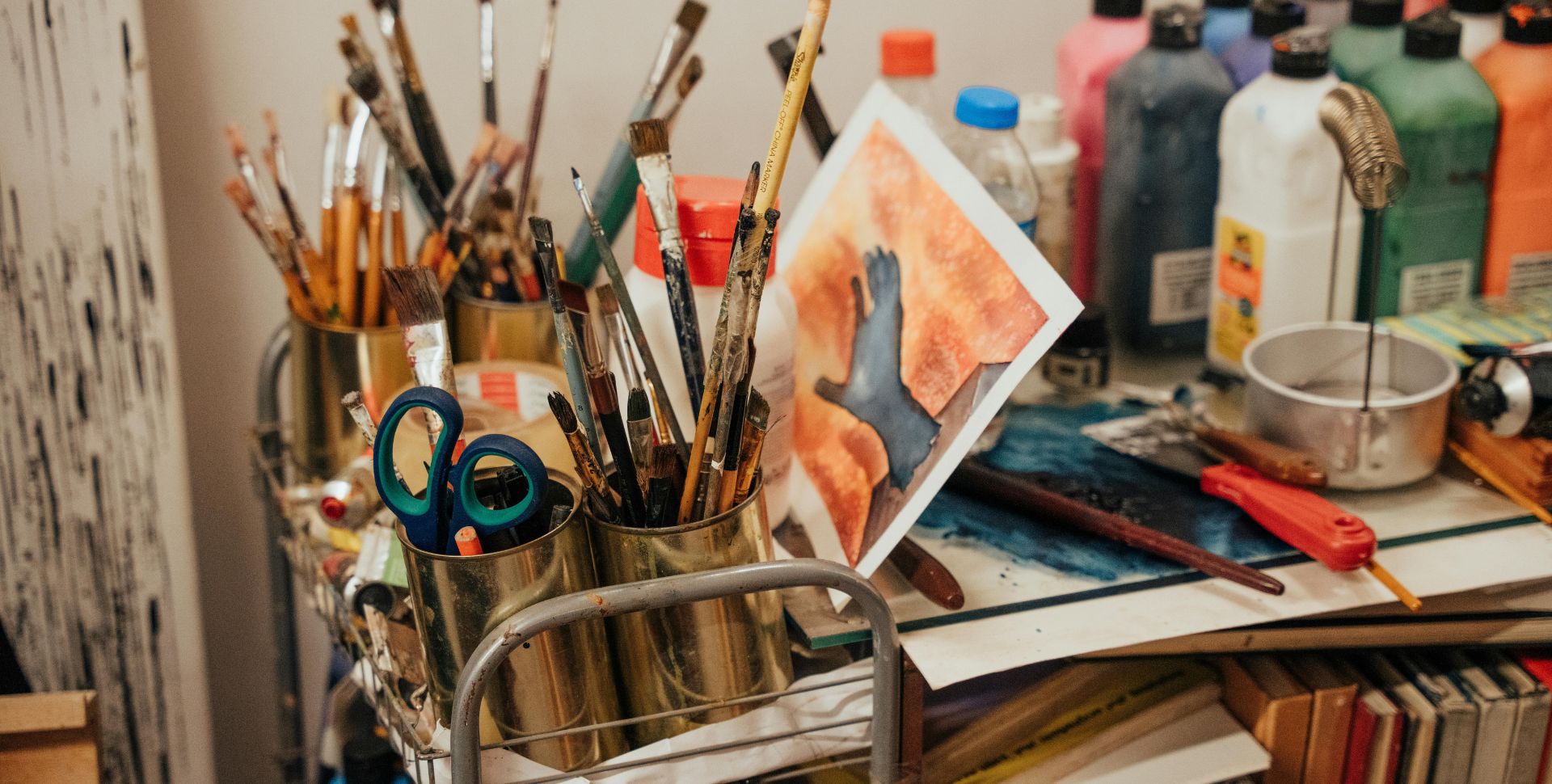 kunst en herstel creatieve workshop